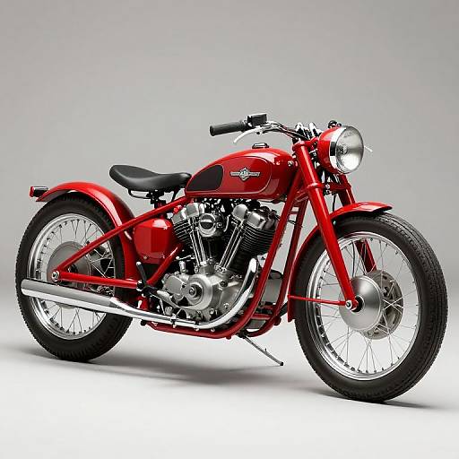1946 Harley Knucklehead Drag Bike
