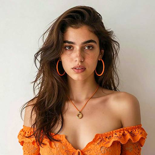 Portrait of a Stylish Young Woman