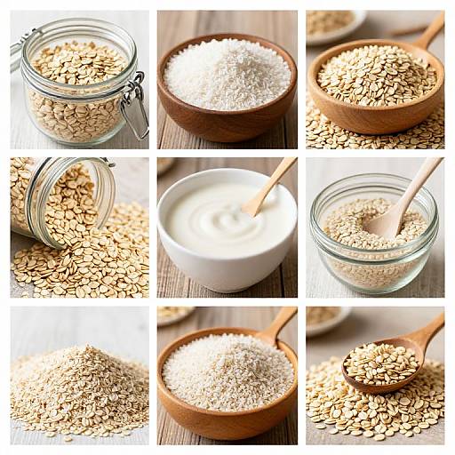 Creative Oatmeal Collage Art