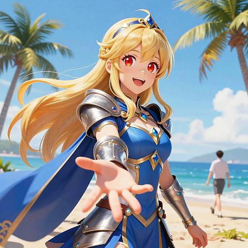 Magical Princess on Beach Walk