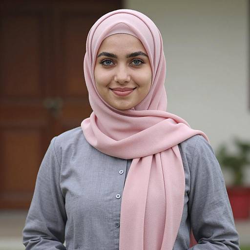 Stylish Casual Hijab Outfit Photography