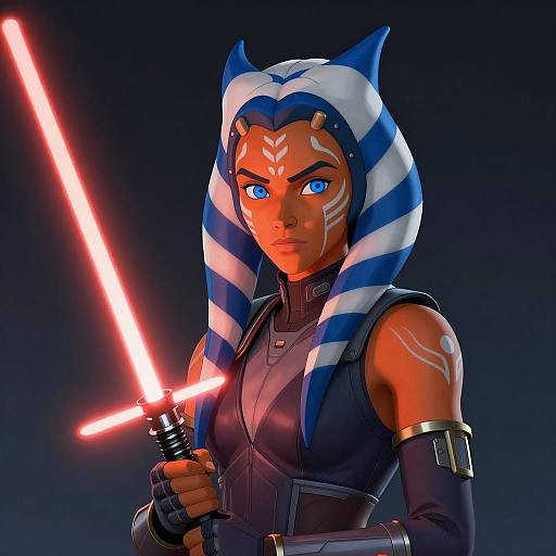 Ahsoka Tano: Striking Jedi Artwork