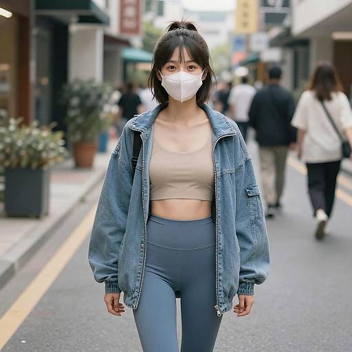 K-Pop Idol Street Fashion Full Body