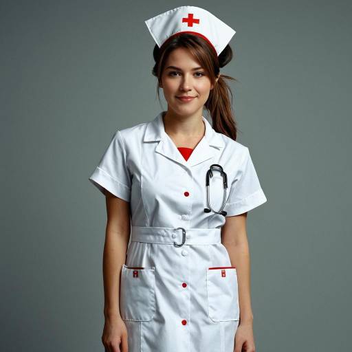 Young Nurse in Classic Uniform