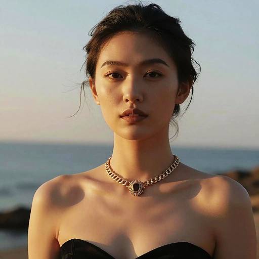 Gorgeous Close-Up Fashion at Sunrise