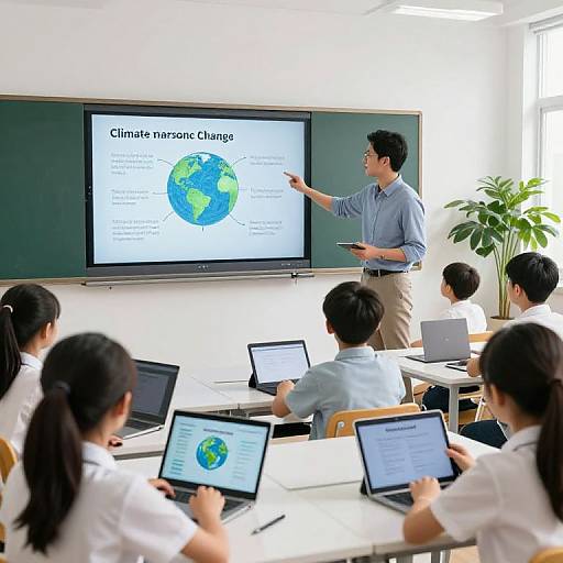 Modern Digital Classroom on Climate Change