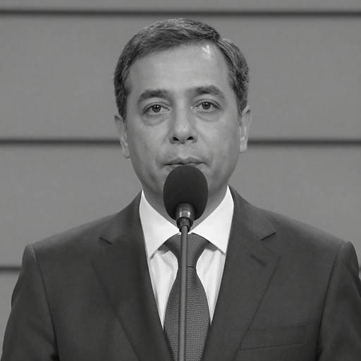 Monochrome Portrait of a Middle-Aged Man