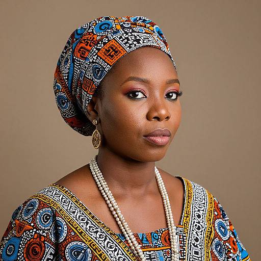 Traditional African Woman Portrait