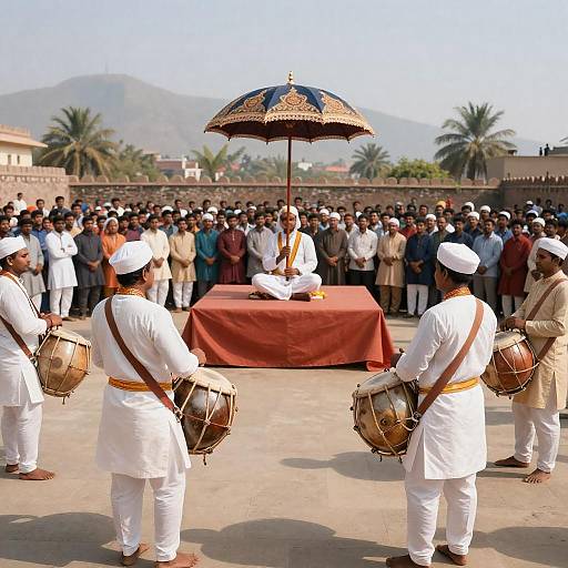 Vibrant Indian Cultural Event Photography