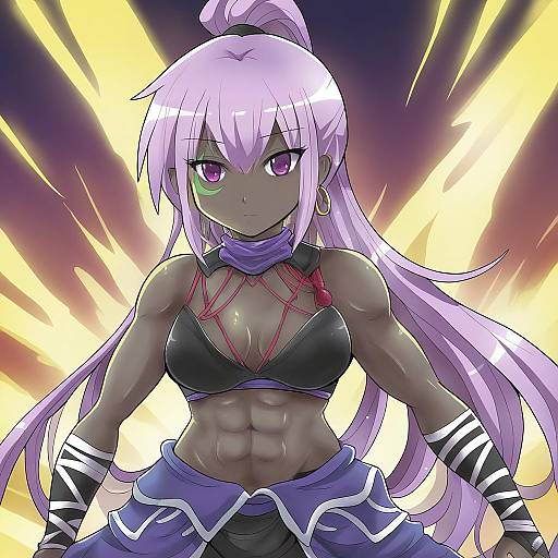 Illustration of Assassin (fate/zero), fate (series) in the style of Colonel aki