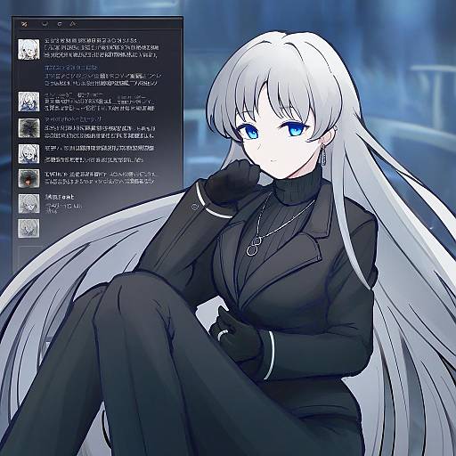 Illustration of Angelica (project moon), project moon in the style of Itatatata