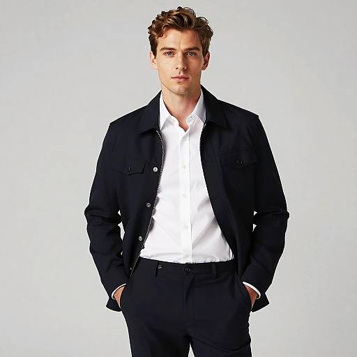 Top Designer Man Posing Elegantly