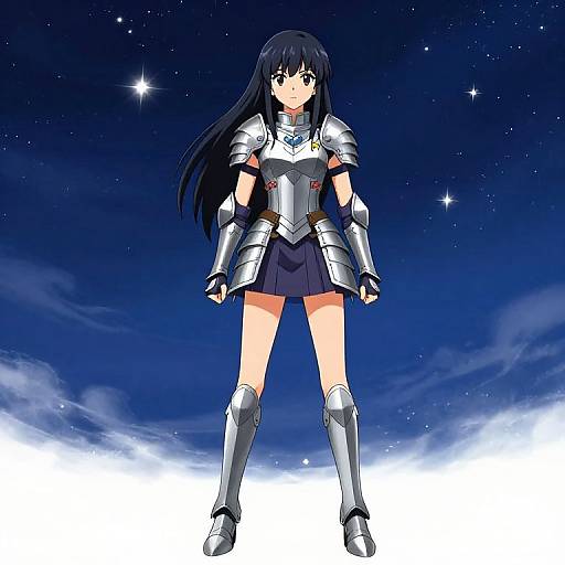 Japanese Anime Scorpio Girl in Armor