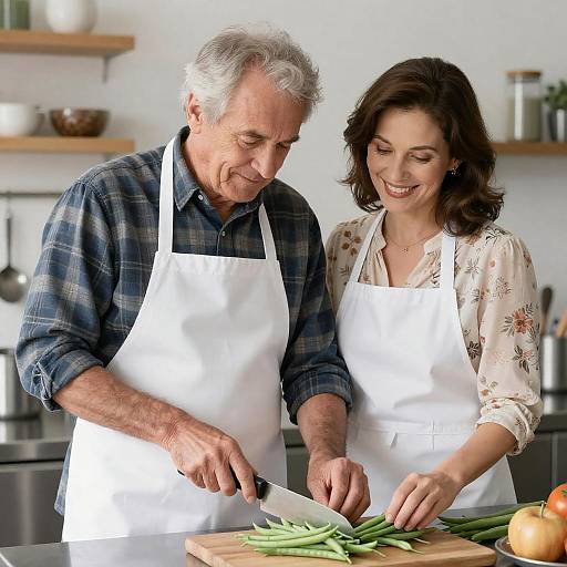 Warm Kitchen Moments of Togetherness