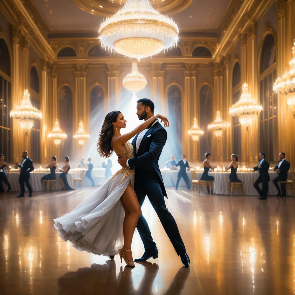 Elegant Dance in a Grand Ballroom