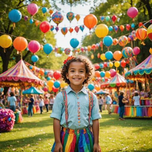 Joyful Carnival Play in Colorful Park