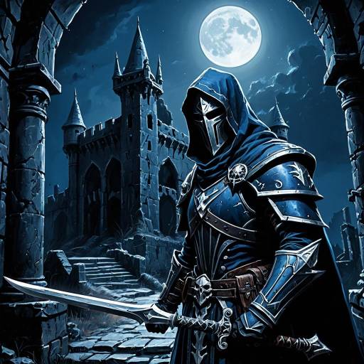 Phantom Assassin in Moonlit Ruined Castle