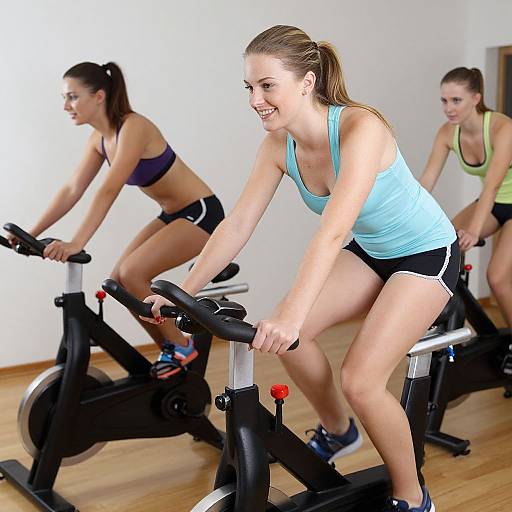 Energetic Group Indoor Cycling Session