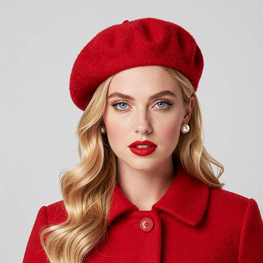 Stylish Portrait of a Blonde Woman