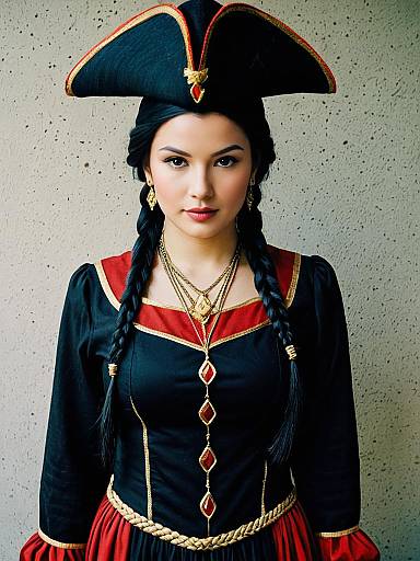 Realistic Female Jafar Costume Portrait