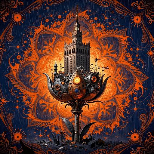 Majestic Desolate Space Landscape