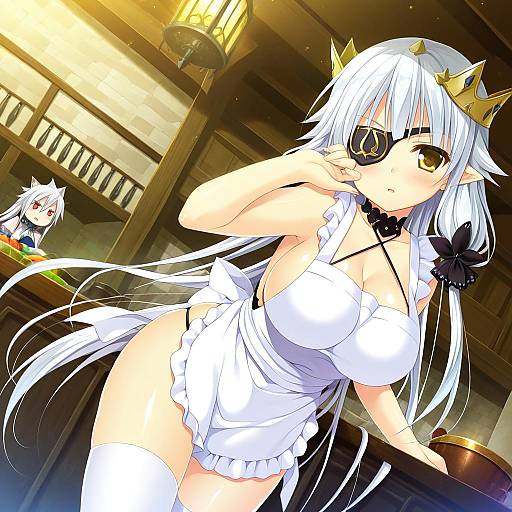 Illustration of Aldra (queen's blade), queen's blade in the style of Yano mitsuki (nanairo)