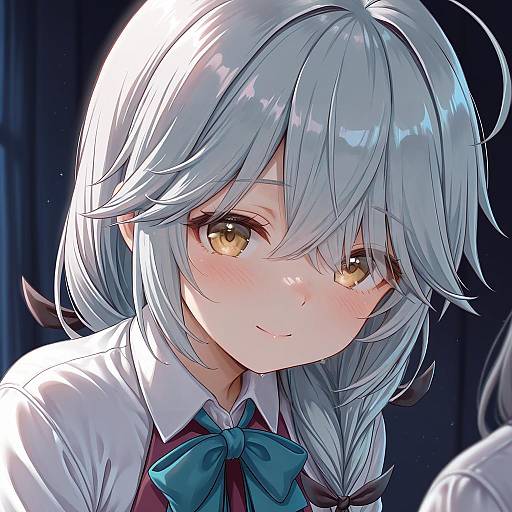 Illustration of Hamanami (kancolle), kantai collection in the style of Milkshakework