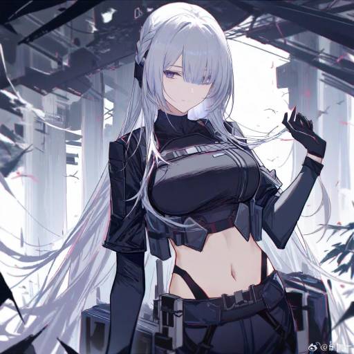 Illustration of Ak-15 (girls' frontline), girls' frontline in the style of Yajuu