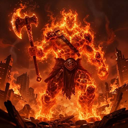 Surtr the Fire Giant Titan