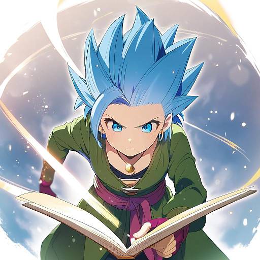 Illustration of Camus (dq11), dragon quest in the style of Dei shirou