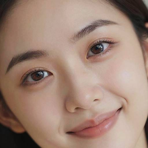 Joyful Sparkling Eyes Close-Up