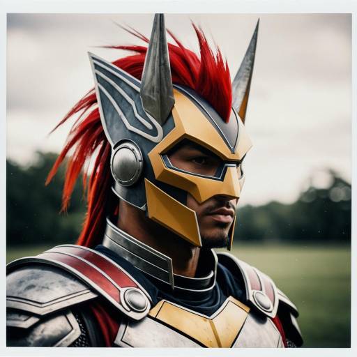 Cosplay of Beta Ray Bill with Armor