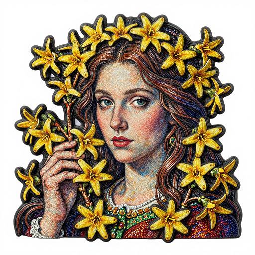 Hyper Detailed Forsythia RPG Trinket