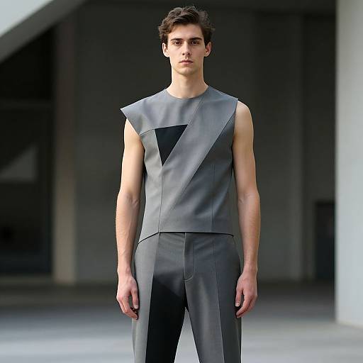 Avant-Garde European Fashion Portrait