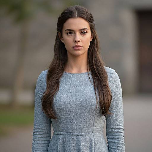 Realistic Outdoor Portrait of Woman