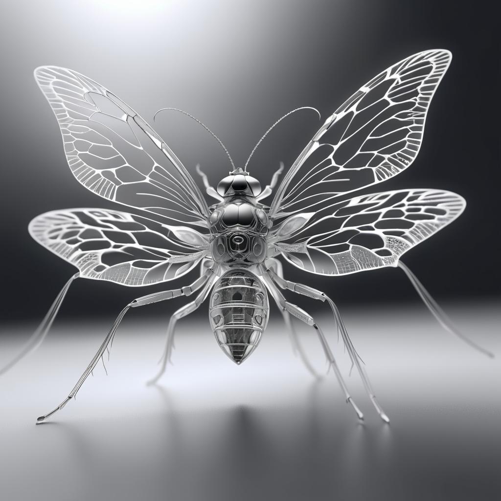 Surreal Insect Anatomy 3D Rendering