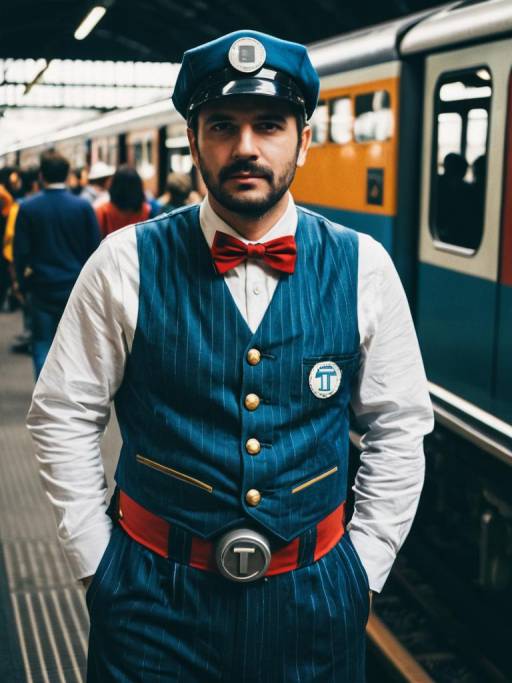 Realistic Thomas Train Costume Photoshoot