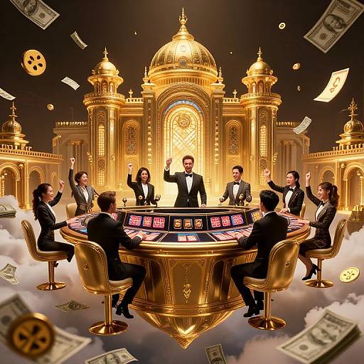 Extravagant Floating Casino on Money Cloud