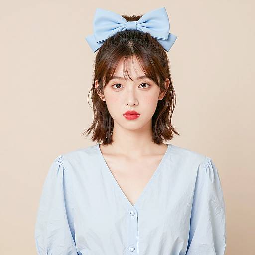 Portrait of a Young Woman with Bow