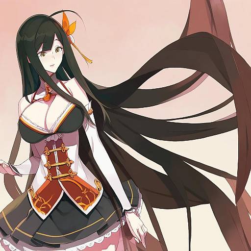 Illustration of Ara haan, elsword in the style of Fakepucco