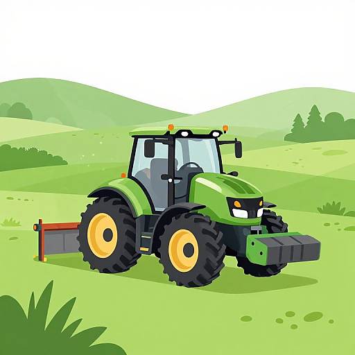 Minimalist Modern Farming Vector Art