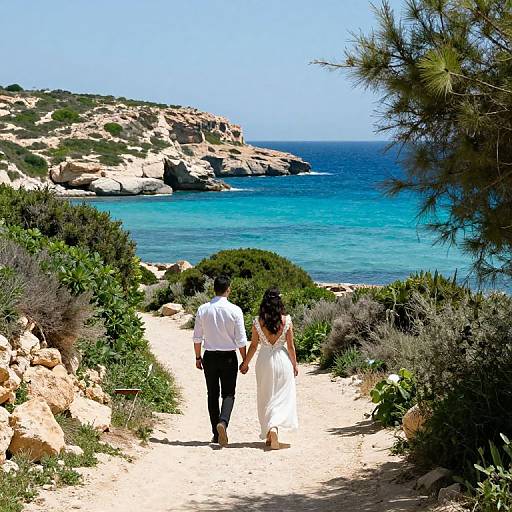 Romantic Couple by Malta Coastline