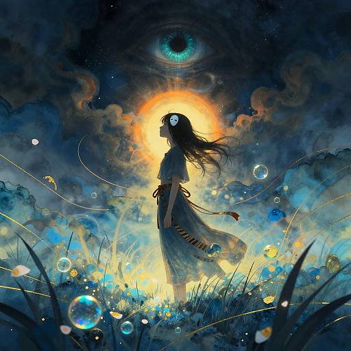 Enchanting Silhouette of Azem the Traveler