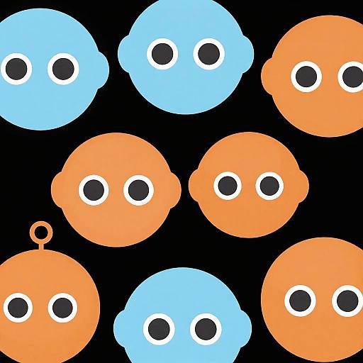 Unique Robot Heads 2D Game Assets