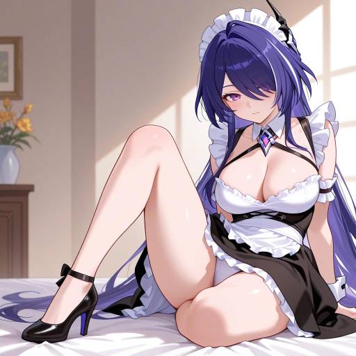 Elegant Acheron Maid in Autumn Ambience