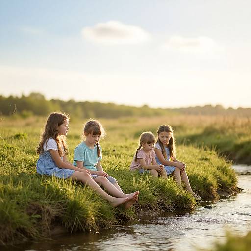 Serene Morning Kids Photo Shoot