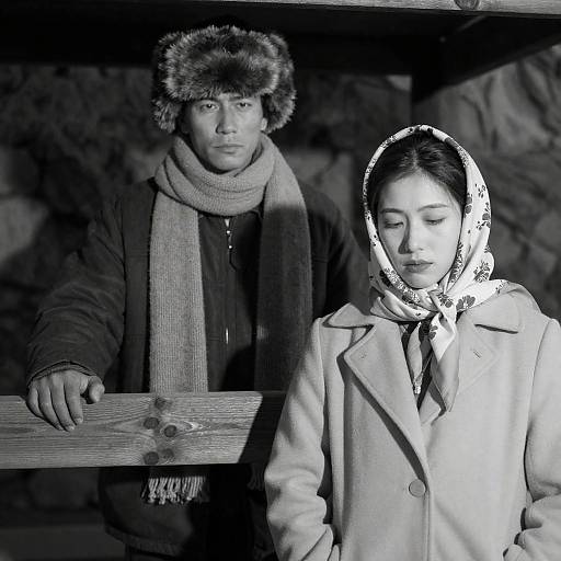 Dramatic Black-and-White Portraiture