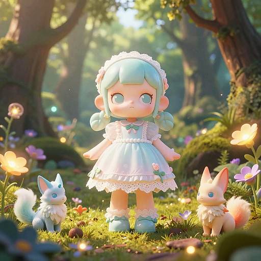 Lolibaba Girl in Enchanted Forest