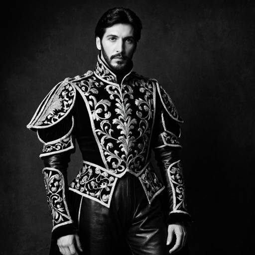 Man in Ornate Doublet Costume
