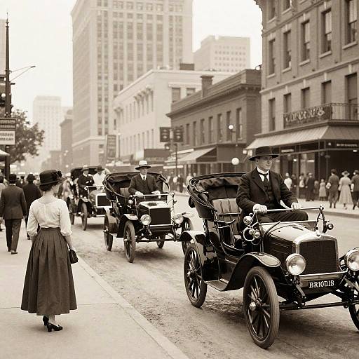 1910s Vintage Street Scene